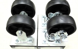 Wheel Kit – 6″ Solid Rubber Castors – 6450-6051