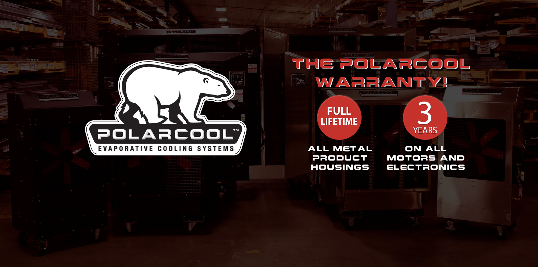 PolarCool Website design top warranty2